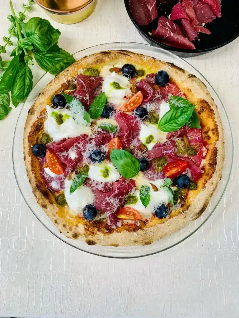 PIZZA BRESAOLA ET BURRATA