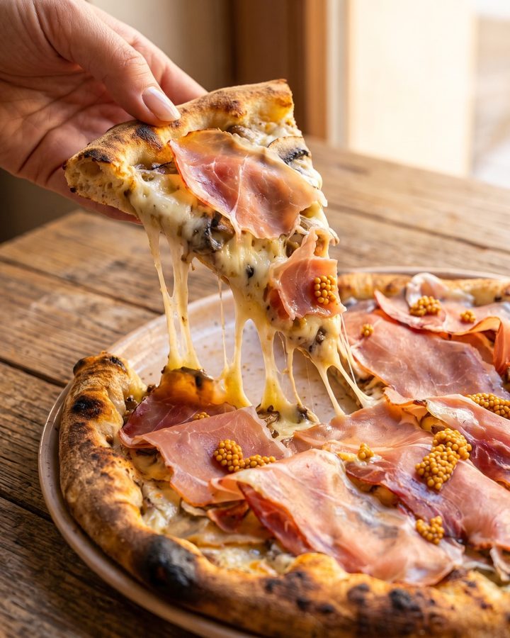 Pizza Studio 29 Le fromage qui file