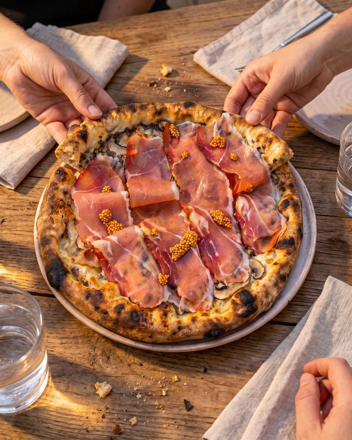 Pizza Studio 30 Le partage