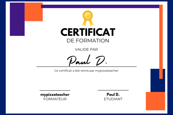 CERTIFICAT